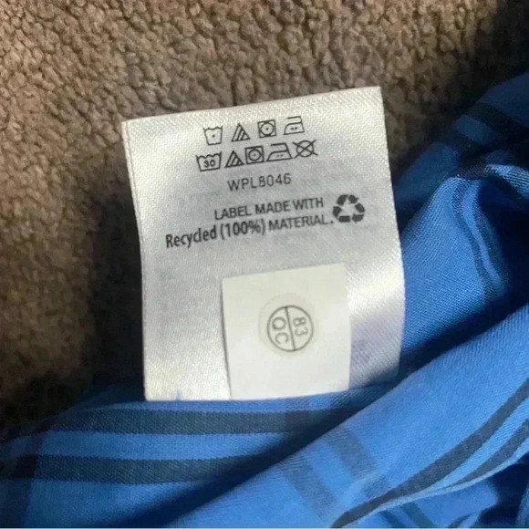 Men’s Club Room Blue Plaid Short Sleeve button down Casual shirt Size Small - Picture 7 of 8